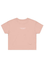 Load image into Gallery viewer, Belize limited womens crop tee pink
