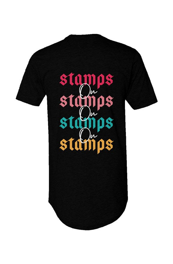 Stamps On Stamps Long Tee