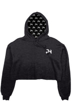 Load image into Gallery viewer, PH Supply Basics: Women&#39;s Cropped Hoodie - Black
